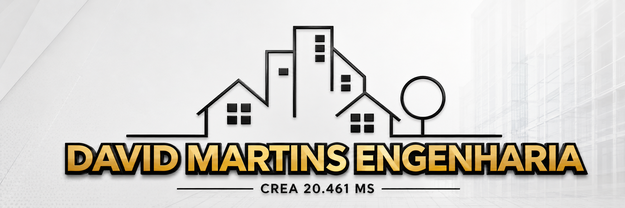 Logotipo Redondo David Martins Engenharia